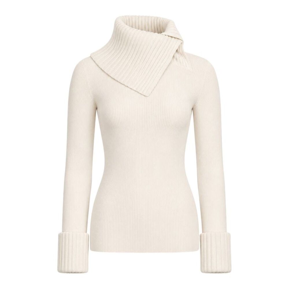 Sportmax Women Fitted Stretch Wool Sweater